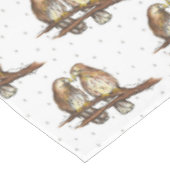 Nappe Fête de Noël des oiseaux de chasse à la neige (Angle)