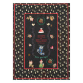 Nappe Fête de Noël moche Sweater Animaux nordiques (Devant)