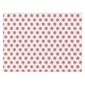 Nappe Fête de Noël simple Red Snowflake Motif (Devant (Horizontal))