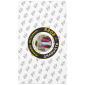 Nappe Fête de photo de remise de diplôme moderne jaune n (Devant)