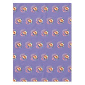 Nappe Fête de plage aux coquillages violets (Devant)
