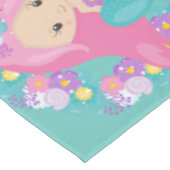 Nappe Fête de sirène bleu (Angle)