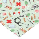 Nappe Fête de vacances sur le thème médical (Angle)