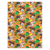 Nappe Fête des Candies Éffrayantes d'Halloween (Devant)
