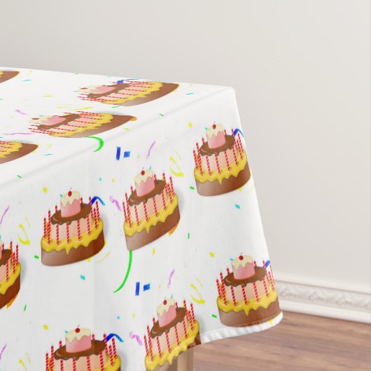 Nappe fête des gâteaux d'anniversaire (In Situ)