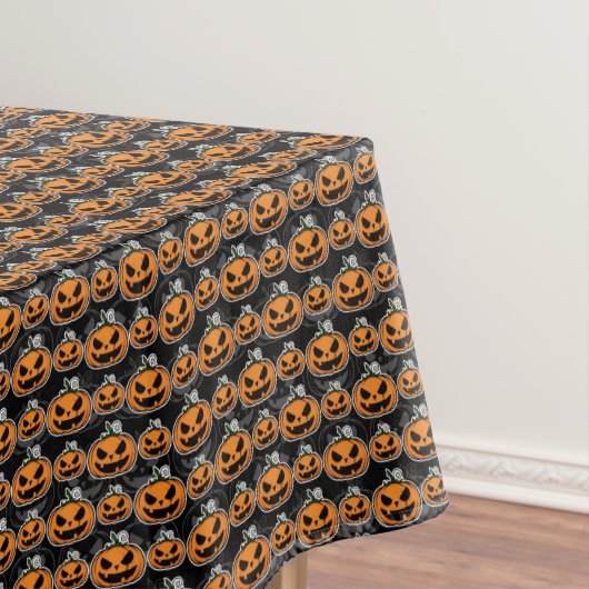 Nappe Fête d'Halloween Citrouilles Lanternes de Jack (In Situ)