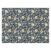 Nappe Fête d'hiver arrière - plan noir Poinsettia (Devant (Horizontal))