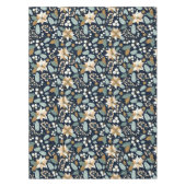 Nappe Fête d'hiver arrière - plan noir Poinsettia (Devant)