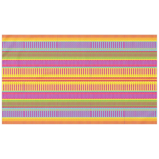 Nappe Fête du gâteau d'anniversaire (Devant (Horizontal))