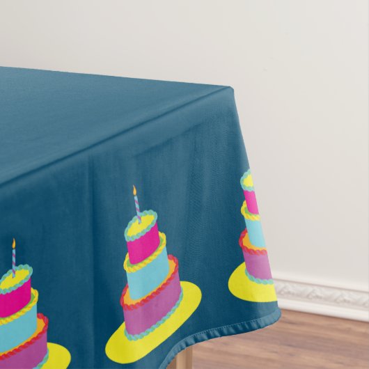 Nappe Fête du gâteau d'anniversaire (In Situ)