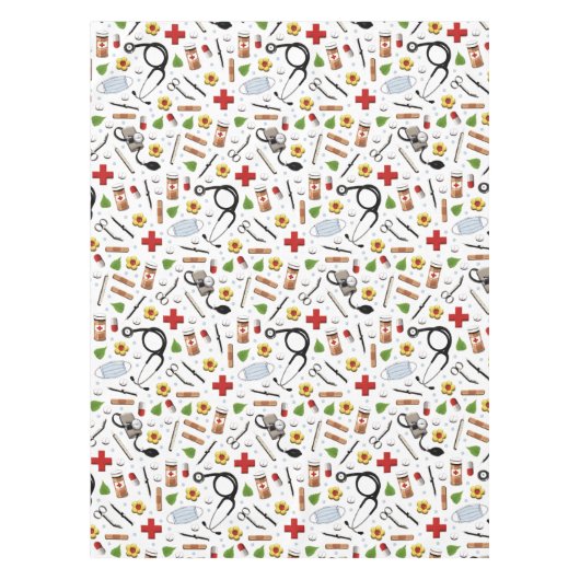 Nappe Fête du médecin ou de l'infirmière (Devant)
