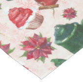 Nappe fête du thé de vacances aquarelle (Angle)