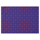 Nappe Fête Red on Blue (Devant (Horizontal))