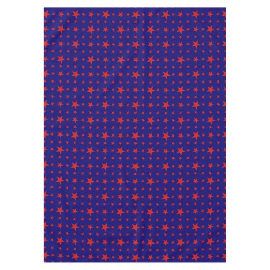 Nappe Fête Red on Blue (Devant)