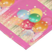Nappe Fête Rose Étincelante (Angle)