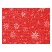 Nappe Fête Rouge Feu de neige (Devant (Horizontal))