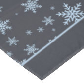 Nappe Fêtes de Noël Flammes de neige Hiver Personnalisé (Angle)