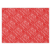 Nappe Fêtes de Noël, motif de Noël, hiver (Devant (Horizontal))