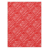 Nappe Fêtes de Noël, motif de Noël, hiver (Devant)