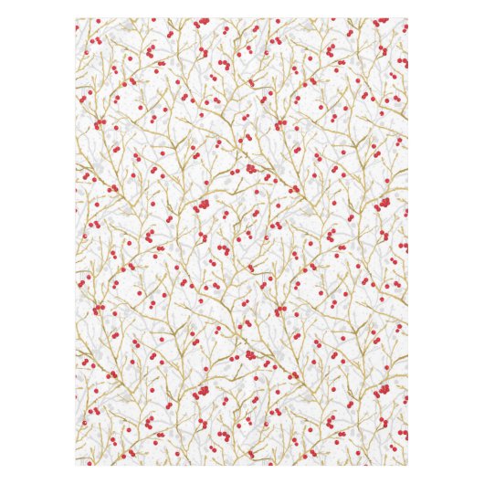 Nappe Fêtes d'hiver de Noël neige (Devant)