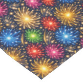 Nappe Feu d'artifice de minuit brillant modèle (Angle)