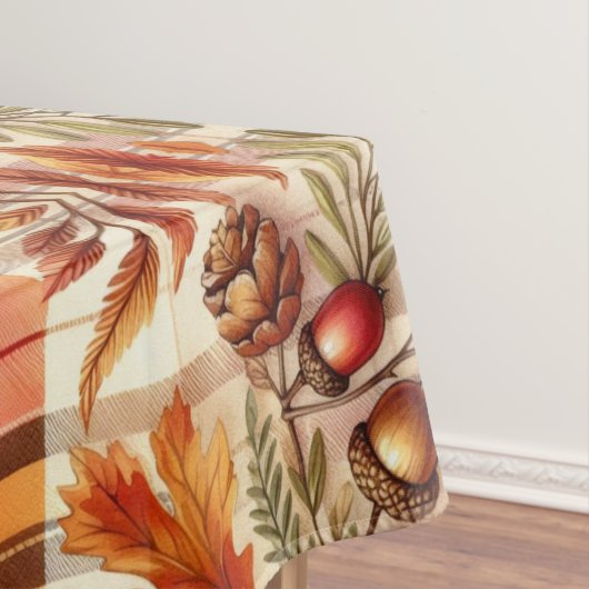Nappe Feuillage d'automne sur carreaux Saisonnier (In Situ)