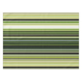 Nappe Feuillage de forêt vert et crème rayé (Devant (Horizontal))