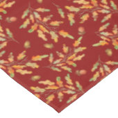 Nappe Feuille & Acorns Couleurs d'automne (Angle)
