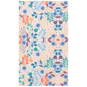 Nappe Feuille coloré Motif de feuillage moderne (Devant)