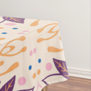 Nappe Feuille coloré Motif de feuillage moderne