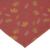 Nappe Feuille d'automne d'or sur la couleur faite sur (Angle)