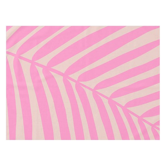 Nappe Feuille de palme rose (Devant (Horizontal))