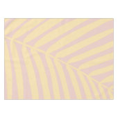 Nappe Feuille de palme tropicale jaune pastel (Devant (Horizontal))