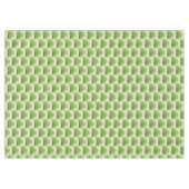 Nappe Feuille de palme verte Motif sur beige clair (Devant (Horizontal))