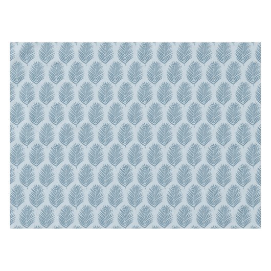 Nappe Feuille de palmier bleu clair (Devant (Horizontal))