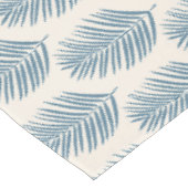 Nappe Feuille de palmier bleu et crème (Angle)