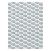 Nappe Feuille de palmier bleu et crème (Devant)