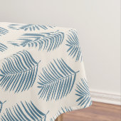 Nappe Feuille de palmier bleu et crème (In Situ)