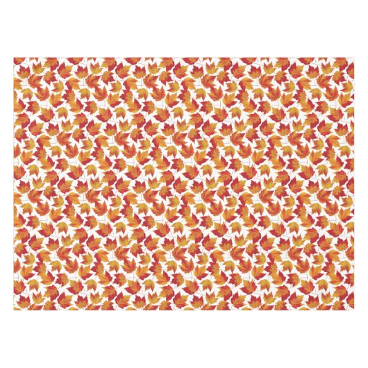Nappe Feuille d'érable d'automne (Devant (Horizontal))