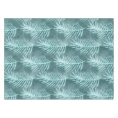Nappe Feuille tropicale aquarelle vert sarcelle (Devant (Horizontal))
