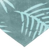 Nappe Feuille tropicale aquarelle vert sarcelle (Angle)