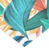 Nappe Feuille tropicaux vert et bleu (Angle)