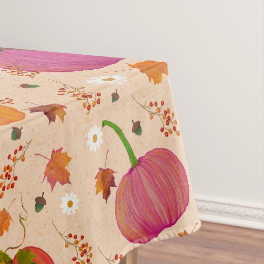 Nappe Feuilles automnales citrouilles (In Situ)