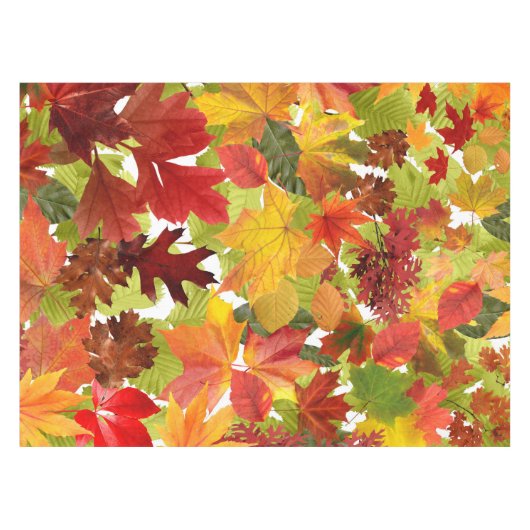 Nappe Feuilles automnales d'automne (Devant (Horizontal))