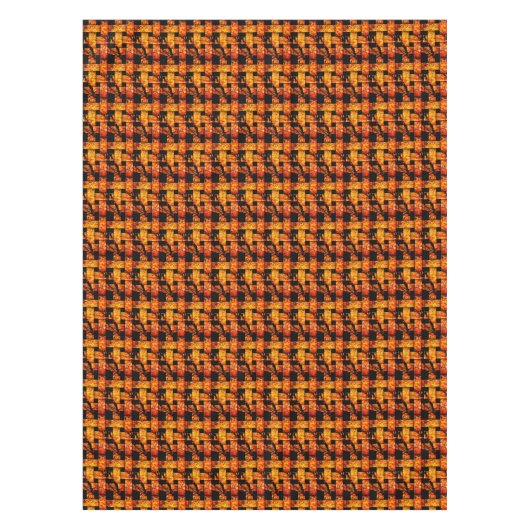 Nappe Feuilles automnales Panier Panier Table (Devant)