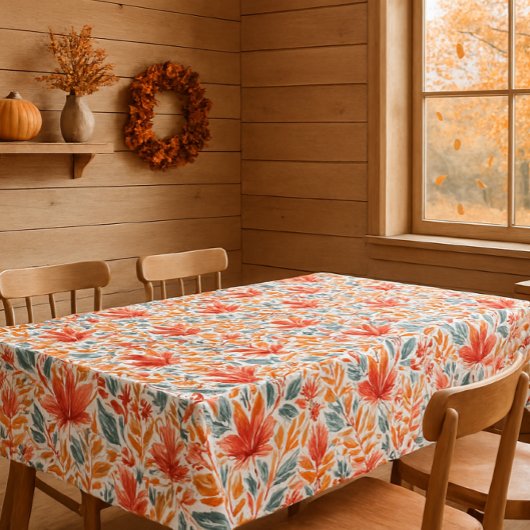 Nappe Feuilles Automnales Saison Cozy