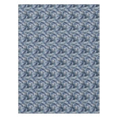 Nappe Feuilles Bleus et Marine uniquement sur Arrière -  (Devant)