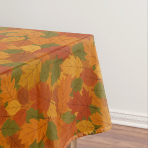 Nappe Feuilles classiques d'automne à motifs