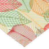 Nappe Feuilles Colorées Dans Un Design Moderne (Angle)