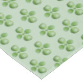 Nappe Feuilles d'arbre en Jade Vert sur fond Vert Clair (Angle)